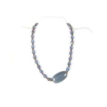 S2 2010 002 large agateand blue conica glass