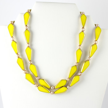 Yellow, Vintage, Art Deco, Classy Necklace(s)