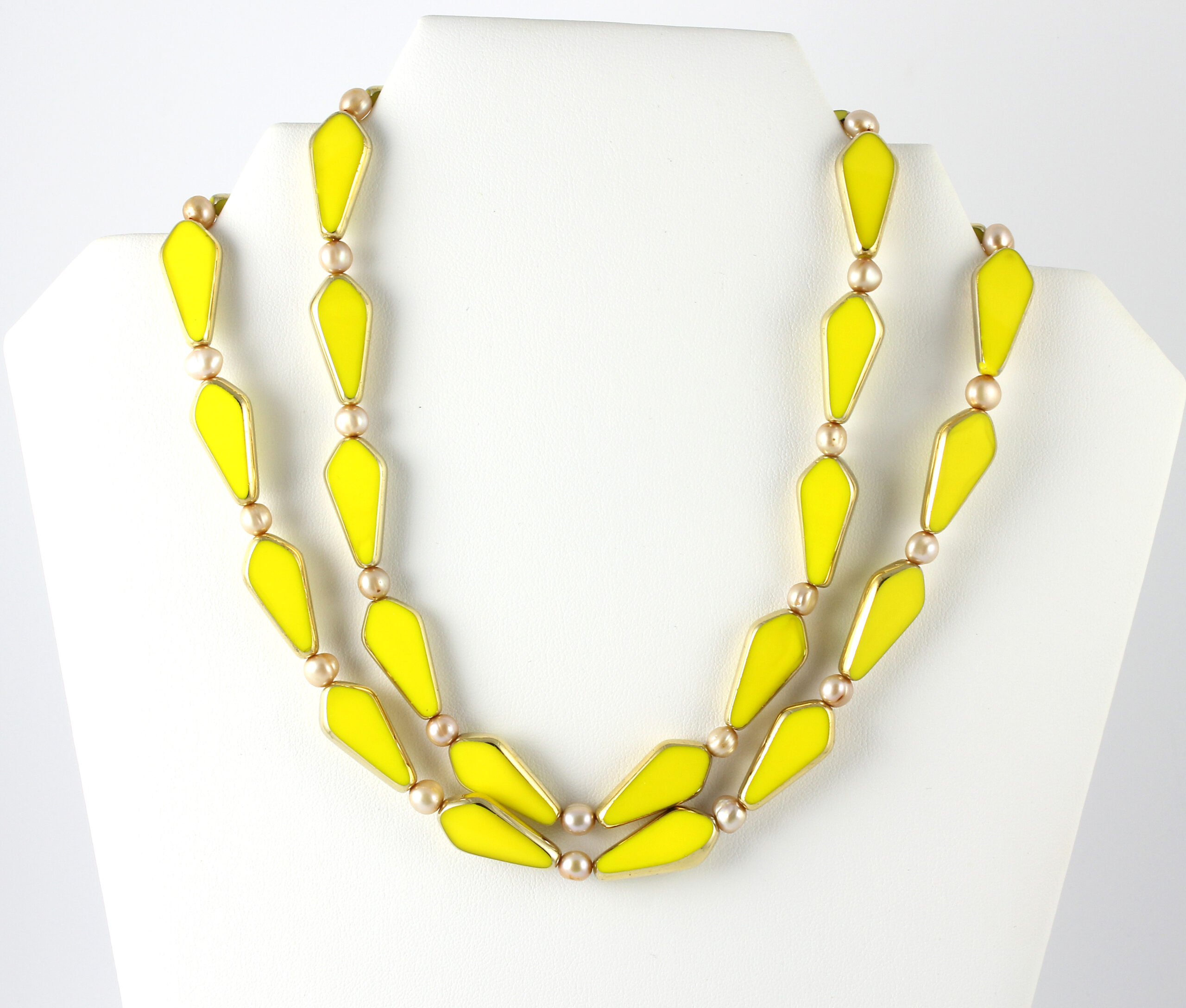 Yellow, Vintage, Art Deco, Classy Necklace(s)