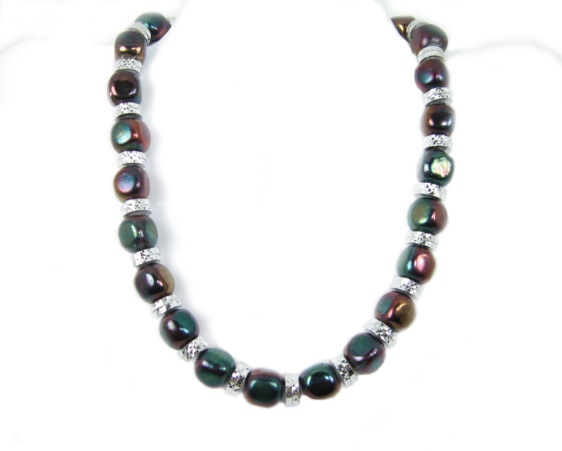 One-of-a-kind Dichroic Choker for the Evening