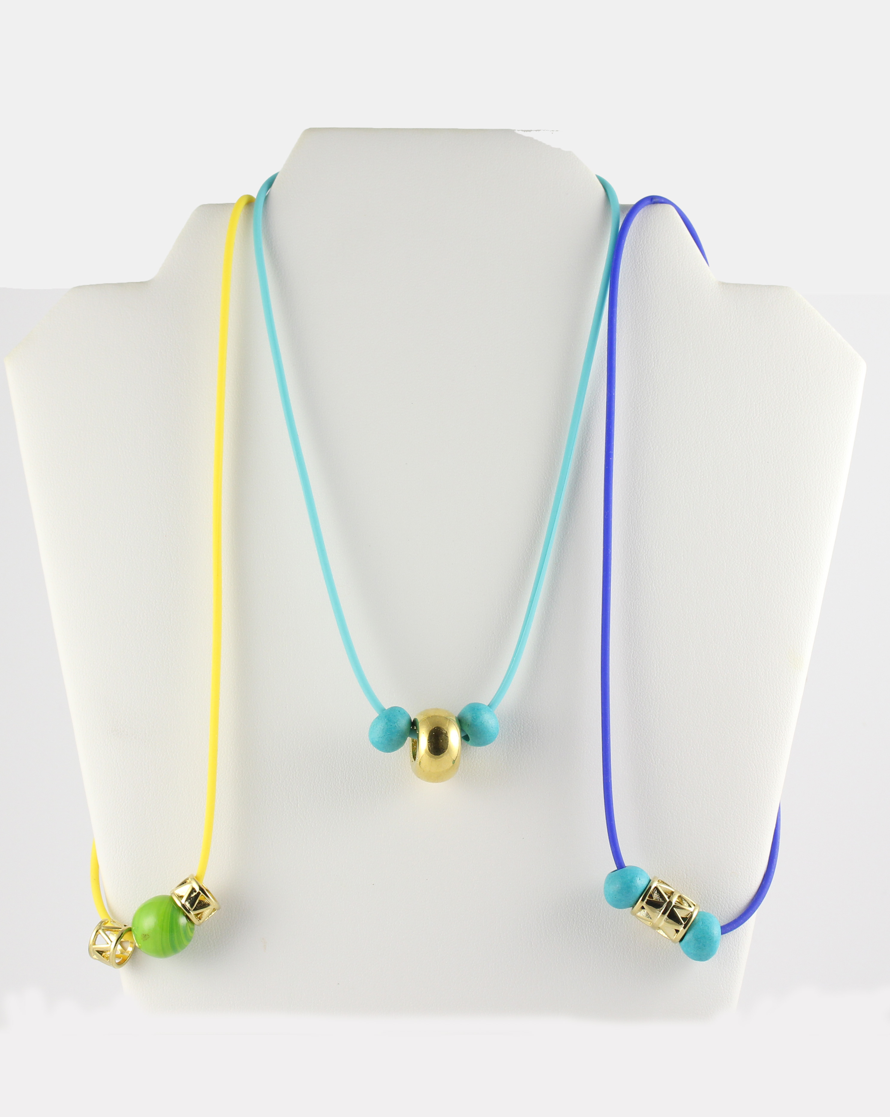 Yellow and green Girl's Cool Necklace - Image 2