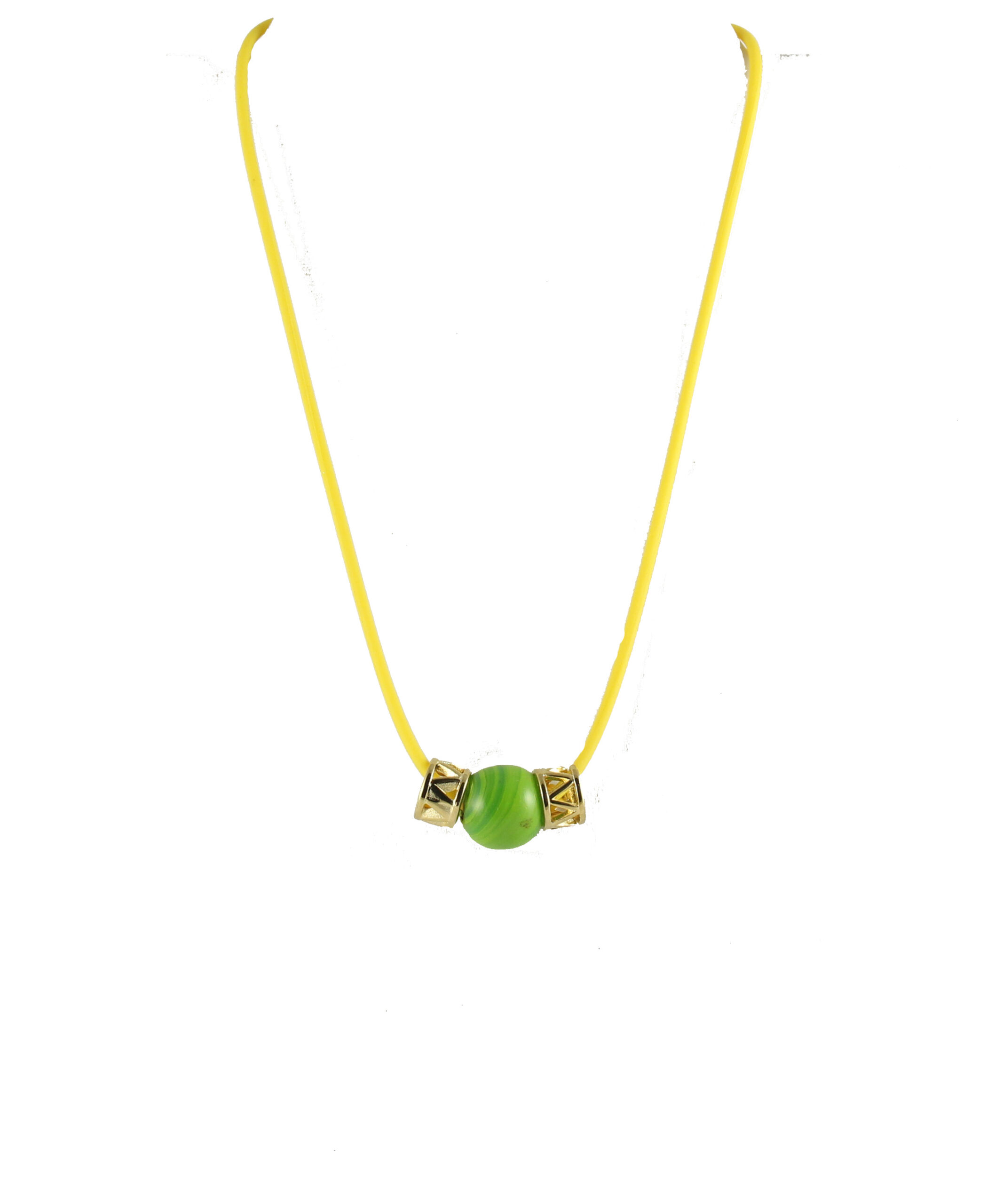Yellow and green Girl's Cool Necklace