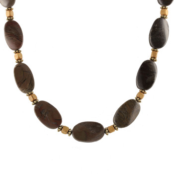 Chocolate Brown Jasper Necklace