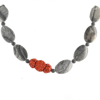 IMG_2079 Grayblack jasper w cinnabar focal